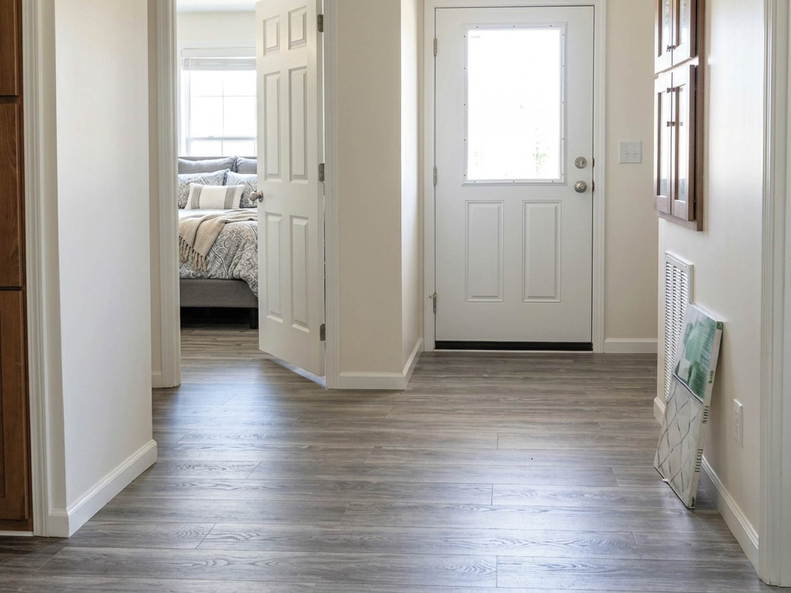 Interior flooring and door remodel